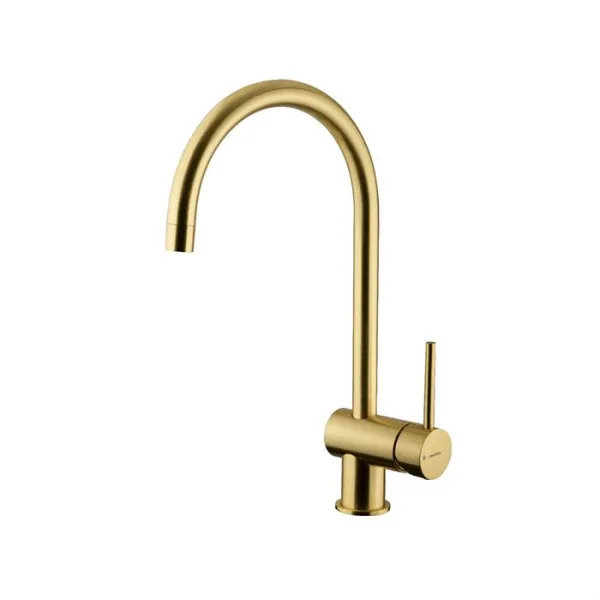 Cassøe Newform XT kitchen tap - Brushed brass