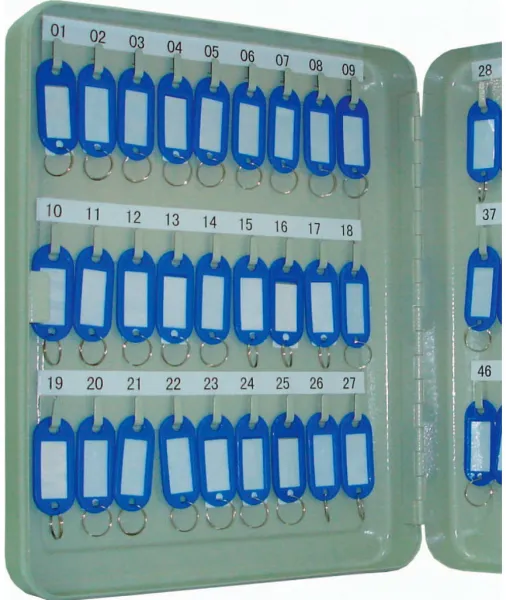 Q-connect key cabinet for 54 keys