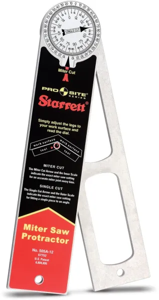 Starrett Protractor 505A-12 300mm - Aluminium